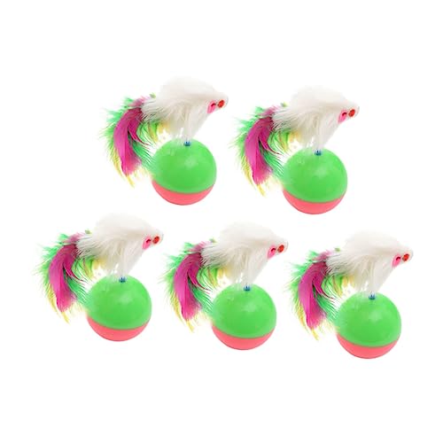 iplusmile 5stücke Teiliges Plüsch- -Tumbler-Spielzeug Für Katzen Kreatives Katzenspielzeug Im Cartoon-Stil Interaktiv Und Stabil Für Zuhause Und Geschäfte Fördert Spiel Und Intelligenz iplusmile 5stücke Teiliges Plüsch- -Tumbler-Spielzeug Für Katzen Kreatives Katzenspielzeug Im Cartoon-Stil Interaktiv Und Stabil Für Zuhause Und Geschäfte Fördert Spiel Und Intelligenz von iplusmile
