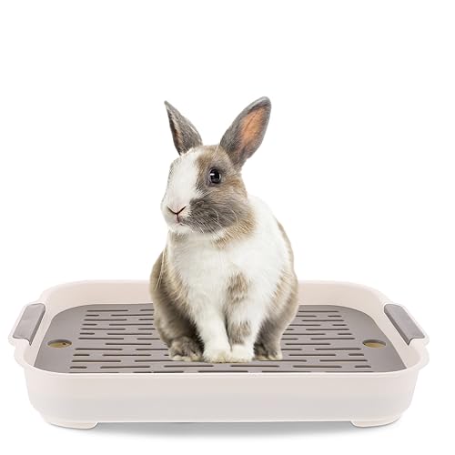 iplusmile Katzenstreu für Kaninchen, Käfig, Ecktoilette, Ecktoilette, kleine Ecke für Haustiere, Box von iplusmile