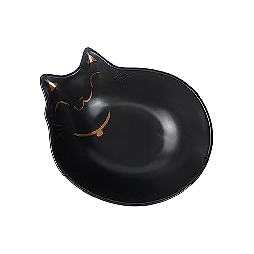 iplusmile Keramik-Hundenäpfe -Futterspender 1 Stück Welpen Und Katzen Fressen Keramikbecken Katzenwasser Kreatives Essen Schwarz Trinkend Für Hunde Haustiere Muster iplusmile Keramik-Hundenäpfe -Futterspender 1 Stück Welpen Und Katzen Fressen Keramikbecken Katzenwasser Kreatives Essen Schwarz Trinkend Für Hunde Haustiere Muster von iplusmile