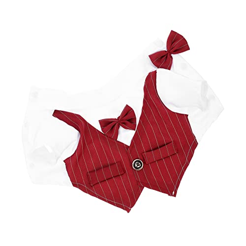 iplusmile Kleidung Für Haustiere Welpenkleidung Hundekleid Welpenanzug Mit Fliege Quinceanera Body Outfits Rock Formelle Tags Kostüm Haustierkleidung Hochzeitsanzüge Boy Ups von iplusmile