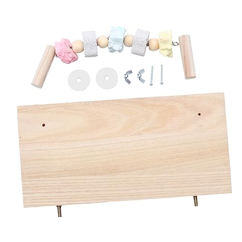 iplusmile Steinpapageien Molar Beißspielzeug Schaukel Papageien Spielzeug Heimtierbedarf für Papageien Sicheres Metall und Steinmaterial iplusmile Steinpapageien Molar Beißspielzeug Schaukel Papageien Spielzeug Heimtierbedarf für Papageien Sicheres Metall und Steinmaterial von iplusmile