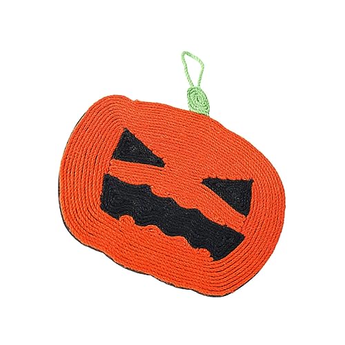 iplusmile Kürbis Kratzmatte Kratzbaum Für Katzen Katzenspielplatz Kratzpad Halloween-katzenspielzeug Klauenschleifbrett Kratzbrett Für Kratzendes Katzenspielzeug Notizbuch Eva Anti-Griff von iplusmile