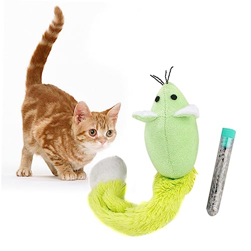 iplusmile Spielzeuge Katzen-mäuse-Spielzeug Katzenminze-Spielzeug Für Katzen Pompones De Porristas Plüschtiere Spielzeug Für Haustiere Flauschige Kuscheltiere Bambus Langen Schwanz Macaron von iplusmile