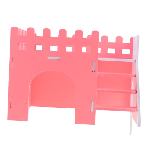 iplusmile Meerschweinchen Versteckhaus Mit Rampe Doppelschichtige Villa Für Kleintiere Langlebig Und Pflegeleicht Hamster Und Kleine Haustiere Design von iplusmile