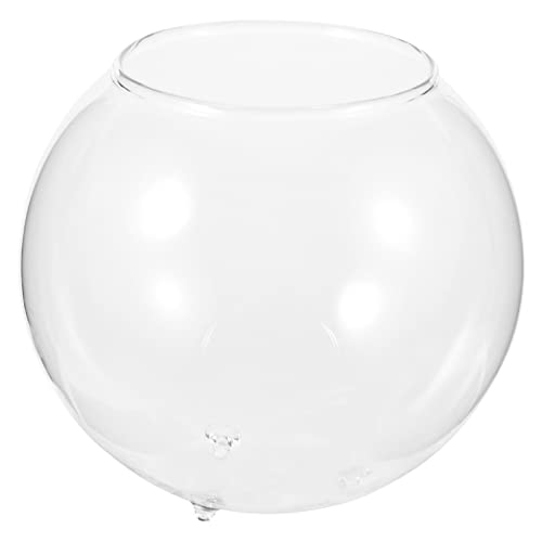 iplusmile Micro-landschaftsvase Aquarienlicht Klare Aquariumschale Luft Vasen Schüssel Transparente Aquarienschale Tischfischschale Tank Tischaquariumschale Obstschale Fischzubehör Glas von iplusmile