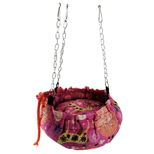 iplusmile Papagei hängende Hängematte Zubehör Vogel Bettwäsche Hamster -Versteck Nest Hamsterspielzeug mastubatoren dengelapparat Schlafsack Haustier hängendes Bett Hängematte für Haustiere von iplusmile