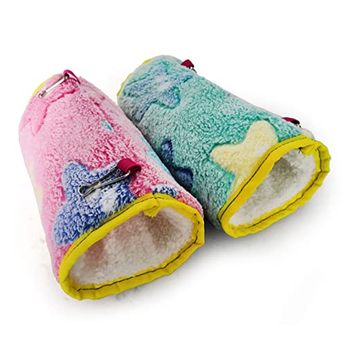 iplusmile Papagei hängende Hängematte kuschelhöhle Hamsterhängematte Tierhängematte Kuschelhängematte Vogelhängematte Bett Nest klein Hängematte für Haustiere Schlafhängematte für Papageien von iplusmile