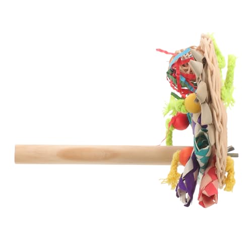 iplusmile Parrot Perch Stand Kletter Und Für Vögel Als Kauspielzeug Für Papageien Und Sittiche Einfach Zu Montieren Und Praktisch Für Vogelkäfige von iplusmile