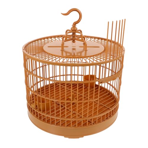 iplusmile Papageienvogelkäfig Sittichkäfig Draußen Hängend Vintage Vogelkäfig Montiert Kleiner Papageienkäfig Abs Für Vogelkäfige Aus Kunststoff Plastik Yellow von iplusmile