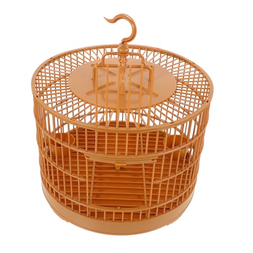 iplusmile Papageienvogelkäfig Vintage Vogelkäfig Hängenden Vogelkäfig Sittichkäfig Abs Draußen Für Klein Montiert Käfigverzierung Hängender Käfig Plastik Yellow von iplusmile