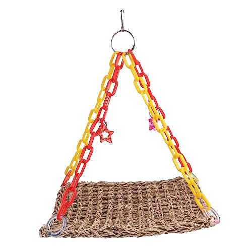 iplusmile Papageienzubehör Vogelschlafspielzeug Vogelspielständer Papageientrainingsbarsch Vogelkäfig-Spielzeug Vogelspielzeug Für Sittiche Papageien-hängespielzeug Tosu Vögel Strohseil iplusmile Papageienzubehör Vogelschlafspielzeug Vogelspielständer Papageientrainingsbarsch Vogelkäfig-Spielzeug Vogelspielzeug Für Sittiche Papageien-hängespielzeug Tosu Vögel Strohseil von iplusmile