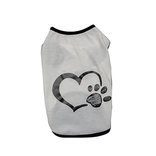 iplusmile Party-Hundetuch Eckzahn Kostüme Hund cool Größe Hundemäntel hundepullover hundepulli Hundebekleidung online hundeshirt hundeweste Haustier Sommerkostüm Hund Weste Stoff Weiß von iplusmile