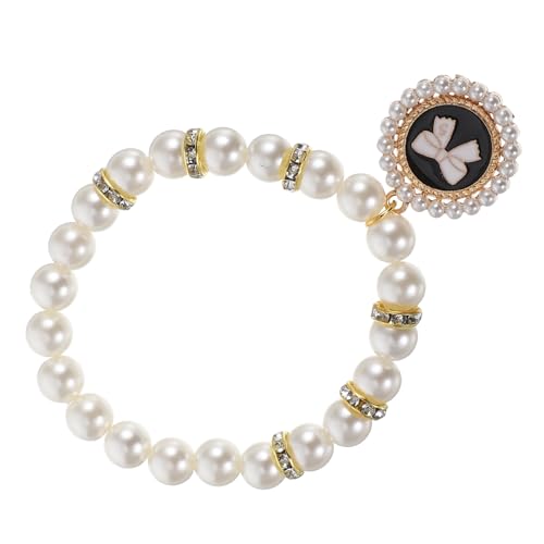 iplusmile Perlenkette Für Haustiere Blütenhalsband Hundehalsband Katzenhalsband Perlenhalsband Für Große Hunderassen Mädchen Perlenhalsbänder Für Hunde Perlenhalsband Halsband von iplusmile