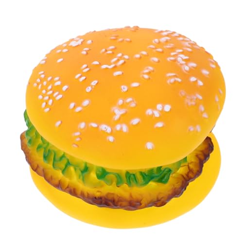 iplusmile Pet Kauspielzeug Hamburger Langlebiges Quietschspielzeug aus Vinyl für Kleine Mittlere und Große Hunde mit Realistischem Design und Zahnpflegefunktion iplusmile Pet Kauspielzeug Hamburger Langlebiges Quietschspielzeug aus Vinyl für Kleine Mittlere und Große Hunde mit Realistischem Design und Zahnpflegefunktion von iplusmile