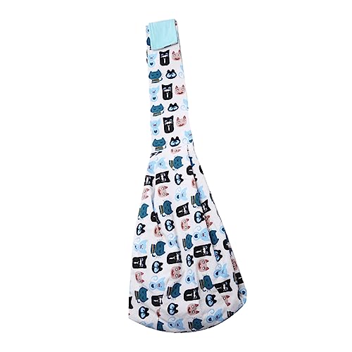 iplusmile Pet Schultertasche für Haustiere Bequemer Atmungsaktiver Tragetaschen Rucksack für Katzen für Ausflüge Reisen und Einkaufen mit Praktischer Seitentasche Weiß von iplusmile