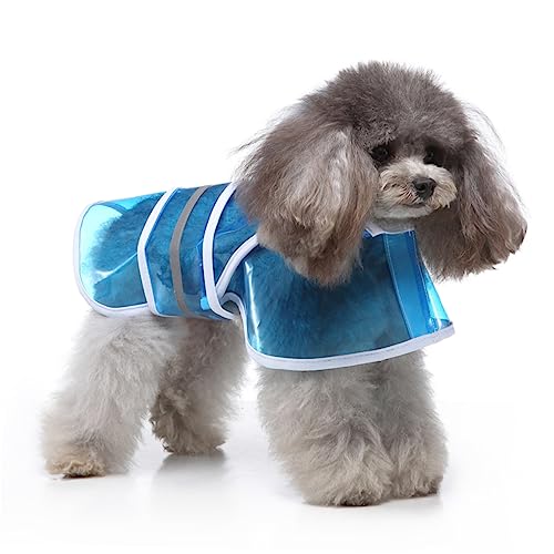 iplusmile Regenmantel für Haustiere Welpe für Hunde Hundekleidung Hunde Regenmantel Erwachsene hunderegenmantel Dog rain Jacket Haustier Hund Overall Regenjacke mit Kapuze für Haustiere Blue iplusmile Regenmantel für Haustiere Welpe für Hunde Hundekleidung Hunde Regenmantel Erwachsene hunderegenmantel Dog rain Jacket Haustier Hund Overall Regenjacke mit Kapuze für Haustiere Blue von iplusmile