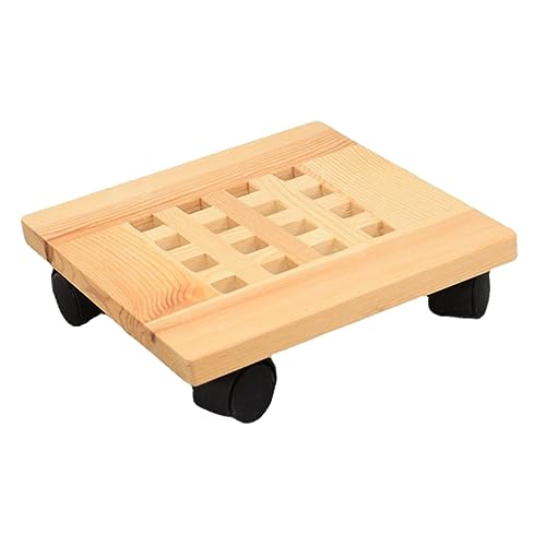 iplusmile Rollender Pflanzenwagen Mit Drehbaren Rädern Stabiler Blumentopfuntersetzer Für Innen Und Außenbereich Schwere Pflanzen Und Aquarien von iplusmile