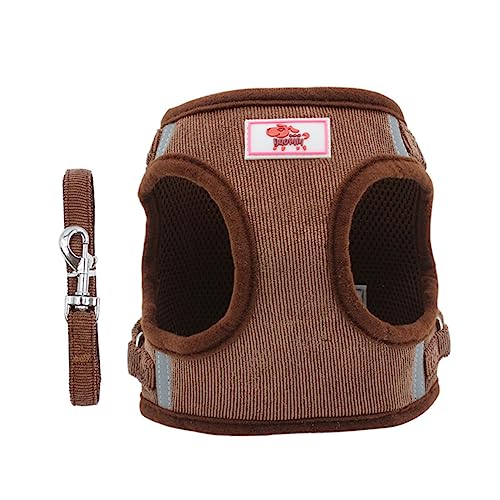 iplusmile Satz Haustierkabelbaum Klein Haustiere Hundegeschirr Weste Reflektierender Welpen-brustgurt Coffee iplusmile Satz Haustierkabelbaum Klein Haustiere Hundegeschirr Weste Reflektierender Welpen-brustgurt Coffee von iplusmile
