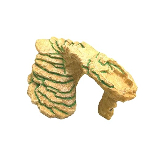 iplusmile Schildkröten Basking Aquarium Dekoration Aus Felsen Versteckhöhle Für Reptilien Landschafts Ornament Für Schildkröten Und Aquarien Naturstein Design von iplusmile