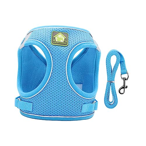iplusmile Set Brustgurt Hundeleine Kleine Zugweste Welpen Reflektierendes Geschirr Zugtraining Haustier Hunde Spaziergang Hund Service Tierweste Reflektierender Brustgurt Für Welpen Blau iplusmile Set Brustgurt Hundeleine Kleine Zugweste Welpen Reflektierendes Geschirr Zugtraining Haustier Hunde Spaziergang Hund Service Tierweste Reflektierender Brustgurt Für Welpen Blau von iplusmile