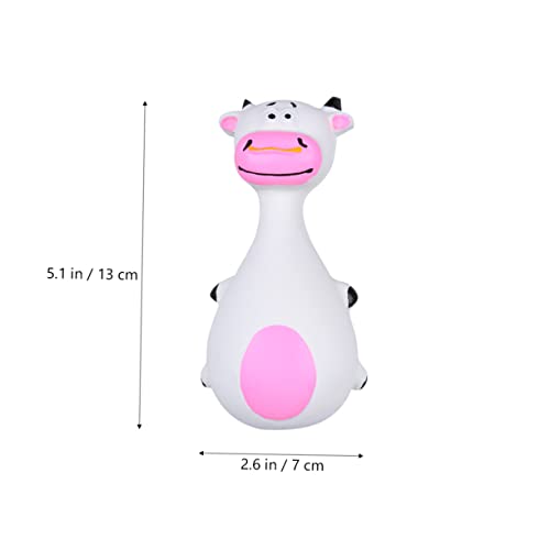 iplusmile Pet Dog Squeaky Toy Latex Lustiges Cartoon-kau Und Molarspielzeug Für Hunde Geräuschspielzeug Weiß Bekämpfung Von Langeweile Eines Sauberen von iplusmile