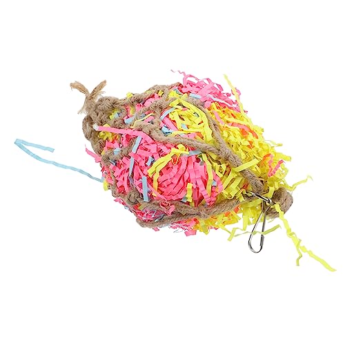 iplusmile Papagei Spielzeug Für Vögel Bunte Käfigspielzeuge Mit Drahtnetz Kaubeutel Für Papageien Sicheres Und Praktisches Zubehör Für Vogelhaltung Für Aktive Vögel Und Haustiere iplusmile Papagei Spielzeug Für Vögel Bunte Käfigspielzeuge Mit Drahtnetz Kaubeutel Für Papageien Sicheres Und Praktisches Zubehör Für Vogelhaltung Für Aktive Vögel Und Haustiere von iplusmile