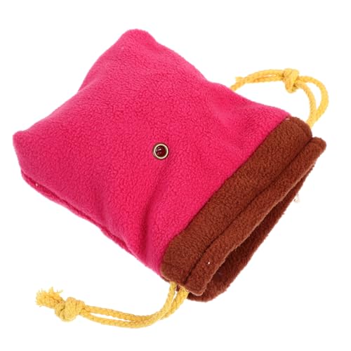 iplusmile Transportbox für Hamster Reisetasche für Autositze Sachen klein tragbar Fall pet Backpack Haustierbeutel Leichter Haustierträger Haustiertasche Hamster-Aufbewahrungstasche Rosy von iplusmile