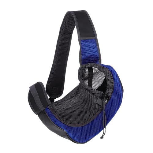 iplusmile Transportboxen für Haustiere klein Reisen kreuzen Schulter Pups hundewelpen Haustiertragetasche catier Haustierträger Kreuzkörpertasche Haustierbedarf einzelne Umhängetasche Blue von iplusmile