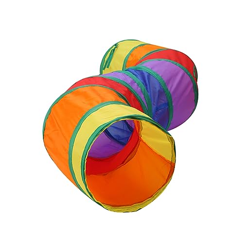 iplusmile Tunnelspielzeug für Katzen Kitten Katzen katzenhöhlen Katzen zubehör Katzen Fanartikel Kätzchen -Tunnel Katzenrätsel Tunnel für Katzen Katzenspielzeug Haustierbedarf Colorful von iplusmile