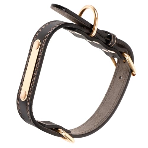 iplusmile Verstellbares PU Hundehalsband Mit Personalisierbarem Namensschild Für Welpen Und Katzen Langlebig Und Sicher Für Täglichen Gebrauch von iplusmile