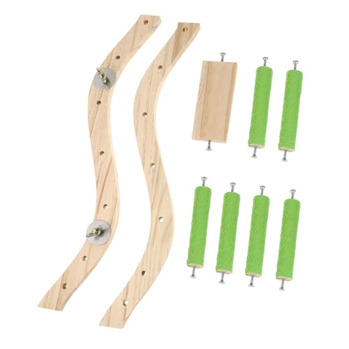 iplusmile Vogel Papagei Kletterleiter Haustier Nymphensittich Papageienleiter Für Vogelkäfige Für Vögel Sitzstangen Papageienspielzeug Green Holz iplusmile Vogel Papagei Kletterleiter Haustier Nymphensittich Papageienleiter Für Vogelkäfige Für Vögel Sitzstangen Papageienspielzeug Green Holz von iplusmile