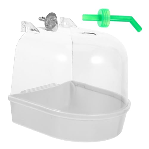 iplusmile Bird Bath Tub Für Käfige Praktischer Hängender Badebehälter Für Vögel Wiederverwendbar Und Installieren Für Papageien Und Wellensittiche iplusmile Bird Bath Tub Für Käfige Praktischer Hängender Badebehälter Für Vögel Wiederverwendbar Und Installieren Für Papageien Und Wellensittiche von iplusmile