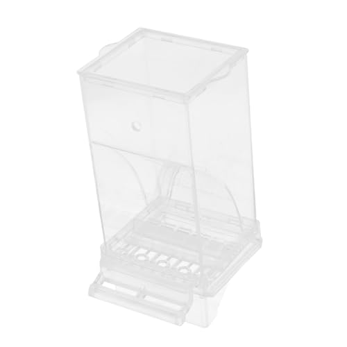 iplusmile Vogelfütterer Papageiensäurenwache Auslaufsicherer Futterspender Papagei Futternapf Vogelwasserflasche Papageienwasserflaschen Vogelgericht Papageien Futterautomat Transparent Abs von iplusmile