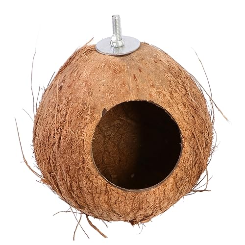 iplusmile Handgefertigtes Vogelhaus Kokosnuss Mit Weitem Eingang Vogelnest Und Futterspender Für Außenbereich Für Garten Und Balkon Braun Für Kleine Vögel Wie Kanarienvögel Und iplusmile Handgefertigtes Vogelhaus Kokosnuss Mit Weitem Eingang Vogelnest Und Futterspender Für Außenbereich Für Garten Und Balkon Braun Für Kleine Vögel Wie Kanarienvögel Und von iplusmile