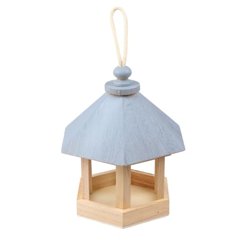 iplusmile Holz Vogelhaus Zum Hängen Vogelnest Aus Massivholz Hängendes Vogelhaus Für Garten Vogelzuchtkasten Für Kleine Vögel Vogelkäfig Dekor Für Terrasse von iplusmile