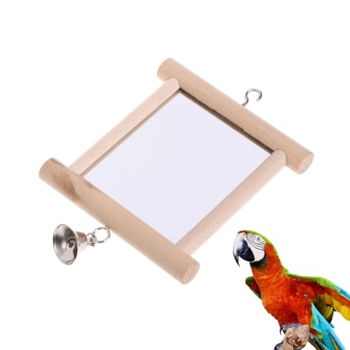 iplusmile Vogelspiegel Spielzeug - Vogel Zubehör Sittich hängenden Spiegel Glocke - Spielzeug Käfig für Wellensittich Sittich Nymphensittiche iplusmile Vogelspiegel Spielzeug - Vogel Zubehör Sittich hängenden Spiegel Glocke - Spielzeug Käfig für Wellensittich Sittich Nymphensittiche von iplusmile