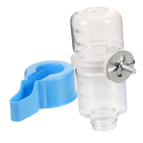 iplusmile Vogeltrinker Hirse Hamsterkäfig Käfigauskleidung Kaninchen Hamsterbad automatische Futterspender für Papageien Papageifutter Vogelkäfig -Wasserfuttermittel Wasserspender Plastik von iplusmile
