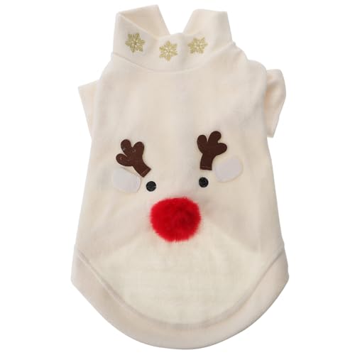 iplusmile Weihnachts-Haustierkleidung – Hundekleidung Mantel Winter Warm – Pullover-Sweatshirt Für Kleine Hunde Katzen-Winterkleidung (XL) von iplusmile