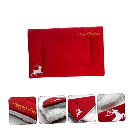 iplusmile Weihnachtsmatte für Haustiere wärmende Katzenbettauflage Hunde Wärmebett matratzenschoner Decke verdickte Haustiermatte Katzenbettmatte die Katze Plüsch-Pad Kissen iplusmile Weihnachtsmatte für Haustiere wärmende Katzenbettauflage Hunde Wärmebett matratzenschoner Decke verdickte Haustiermatte Katzenbettmatte die Katze Plüsch-Pad Kissen von iplusmile