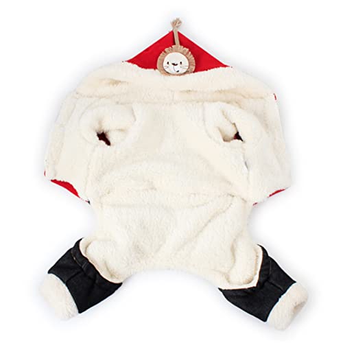 iplusmile Kleider Krippenkostüme Winterkleidung Welpen-weihnachtskostüm Warme Mäntel Für Frauen Winter Wintermantel Für Kleine Hunde Hündchen-Weihnachts-Outfit Weihnachten Haustier-Outfit von iplusmile