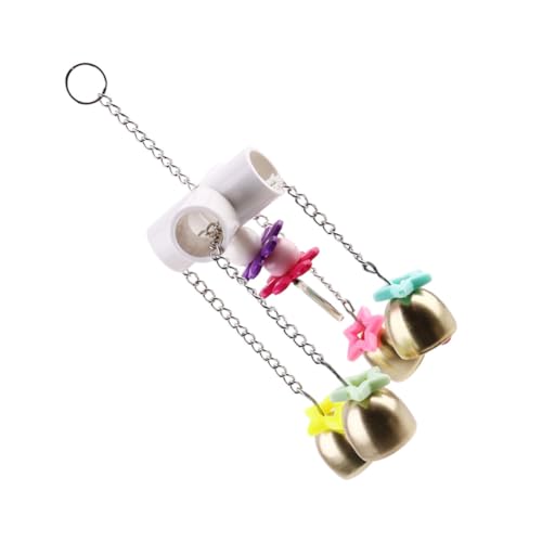 iplusmile Pet Parrot Bell Chime Kreativer Windspiel- Für Vögel Dekoratives Spielzeug Und Käfigzubehör Und Praktisch Für Kleine Und Mittlere Papageien iplusmile Pet Parrot Bell Chime Kreativer Windspiel- Für Vögel Dekoratives Spielzeug Und Käfigzubehör Und Praktisch Für Kleine Und Mittlere Papageien von iplusmile
