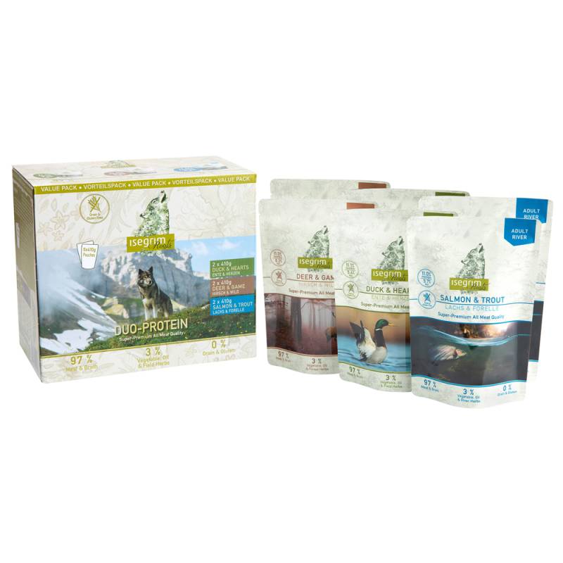 isegrim® Roots Multipack 2, Anzahl: 90 x 410 g, 410 g, Hundefutter von isegrim® Roots