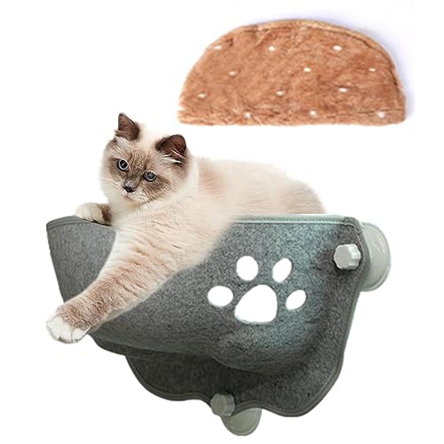 Katzen-Hängemattenbett, Katzenhängematte für Fenster, Waschbares, erhöhtes, freistehendes, atmungsaktives, kühlendes Kinderbettsofa für Haustiere mit robusten Rahmen zum Schlafen von Katzen Itrimaka Katzen-Hängemattenbett, Katzenhängematte für Fenster, Waschbares, erhöhtes, freistehendes, atmungsaktives, kühlendes Kinderbettsofa für Haustiere mit robusten Rahmen zum Schlafen von Katzen Itrimaka von itrimaka