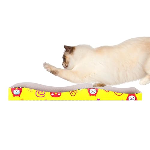 Katzenkratzer,Kätzchen-Kratzunterlage | Katzenkratzer aus Pappe zum Schutz von Möbeln, langlebige, recycelbare Kratzunterlage aus Pappe zum Ausruhen und Spielen Itrimaka von itrimaka