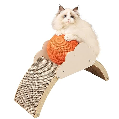 Kratzspielzeug für Katzen | Kauspielzeug, Kätzchenspielzeug, Nagelkratzbrett für Haustiere,Cloud Arch Bridge Beißspielzeug, verschleißfester Kratzball für Übungsspielspielzeug Itrimaka Kratzspielzeug für Katzen | Kauspielzeug, Kätzchenspielzeug, Nagelkratzbrett für Haustiere,Cloud Arch Bridge Beißspielzeug, verschleißfester Kratzball für Übungsspielspielzeug Itrimaka von itrimaka