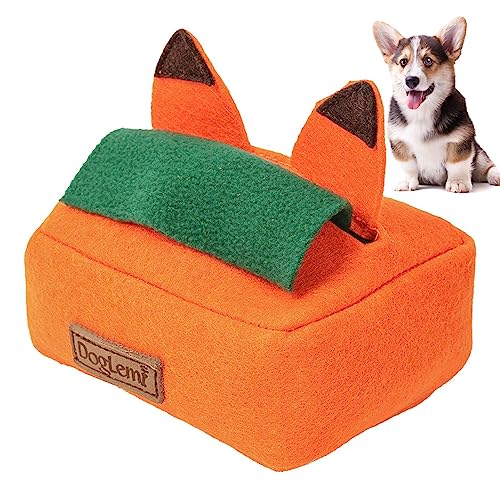 itrimaka Futterspielzeug für Hunde - Kreative Taschentuchbox, fördert natürliche Futtersuchfähigkeiten - Interaktives Puzzle-Spielzeug, Nasenarbeits-Futterspiele, Schnüffelspielzeug gegen Langeweile itrimaka Futterspielzeug für Hunde - Kreative Taschentuchbox, fördert natürliche Futtersuchfähigkeiten - Interaktives Puzzle-Spielzeug, Nasenarbeits-Futterspiele, Schnüffelspielzeug gegen Langeweile von itrimaka