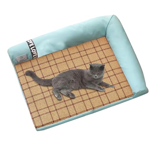 itrimaka Katzenkühlkissen, Kühlmatte für Katzen | Waschbare Isomatte - Abnehmbare Katzenmatte, Haustier-Kühlunterlage, Antihaft-Isomatte, Sommer-Kühlmatte für Zwinger, Kisten, Betten itrimaka Katzenkühlkissen, Kühlmatte für Katzen | Waschbare Isomatte - Abnehmbare Katzenmatte, Haustier-Kühlunterlage, Antihaft-Isomatte, Sommer-Kühlmatte für Zwinger, Kisten, Betten von itrimaka