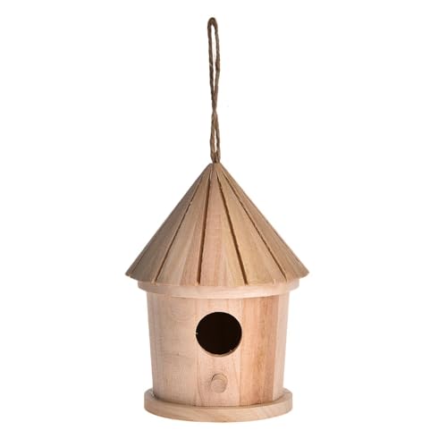 itrimaka Vogelhaus | hölzernes Kolibri-Nest zum Aufhängen im Freien | Pet Cottage für Wren Swallow Sparrow Hummingbird Finch Hut itrimaka Vogelhaus | hölzernes Kolibri-Nest zum Aufhängen im Freien | Pet Cottage für Wren Swallow Sparrow Hummingbird Finch Hut von itrimaka