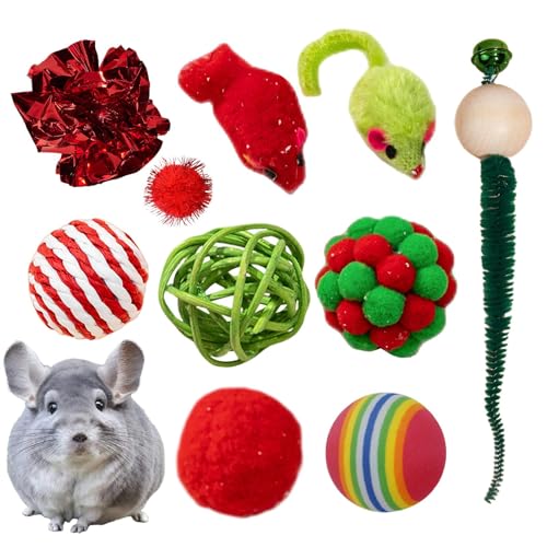 itrimaka Weihnachts-Katzenspielzeug-Geschenktaschen-Set,Interaktives Kätzchenspielzeug, bissfest | Interaktives Kätzchenspielzeug, Feiertags-Katzenspielzeugset mit Katzenspielzeug, festliches itrimaka Weihnachts-Katzenspielzeug-Geschenktaschen-Set,Interaktives Kätzchenspielzeug, bissfest | Interaktives Kätzchenspielzeug, Feiertags-Katzenspielzeugset mit Katzenspielzeug, festliches von itrimaka