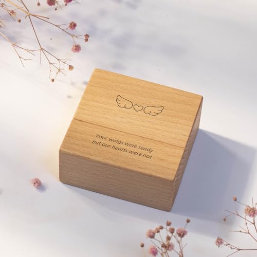 iwoohome Mini Urn for Ashes,Small Urn for Human Ashes,Ashes Keepsake,Pet Memorial Urn,Mini Cremation Urn for Pet or Human Ash,Perfect Memorial Ashes Urn for Men & Women (Square) von iwoohome